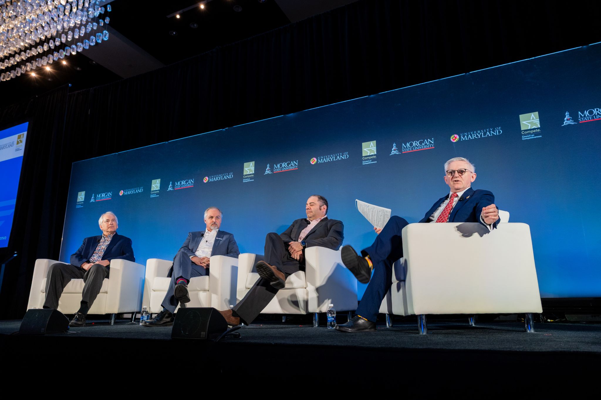 Industry panel at the Council on Competitiveness discussing quantum technology development and innovation